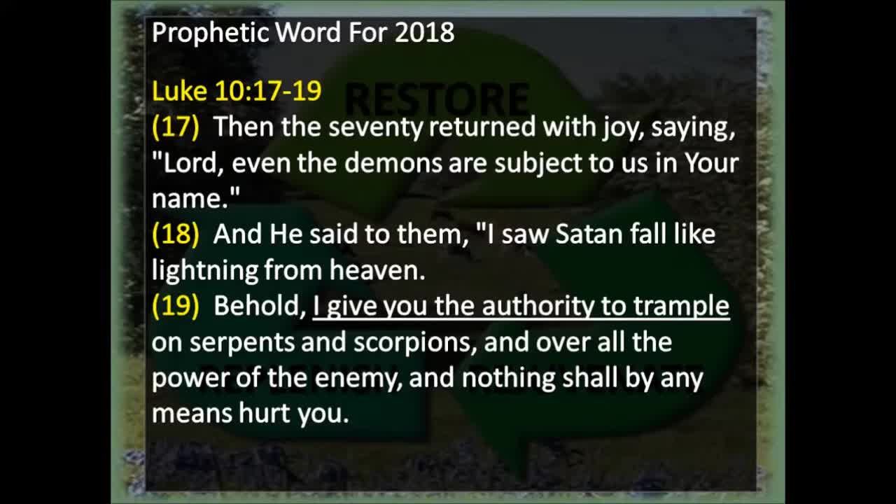 The Three R's Of 2018