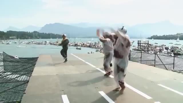 Ready To Take Off In Lucerne, Switzerland _ Red Bull Flugtag