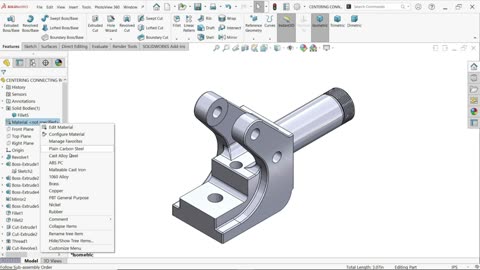 CENTERING CONNECTING ROD