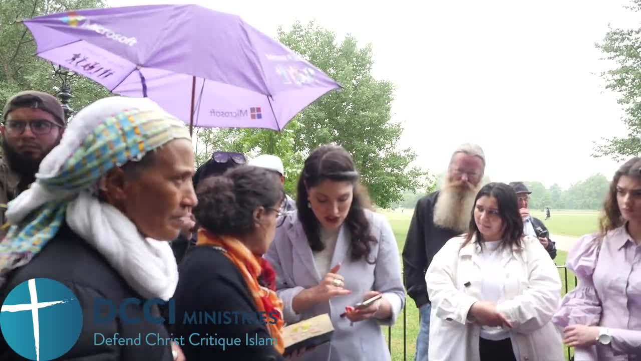 Ms Muslim justifies wife beating. DCCI Speakers Corner