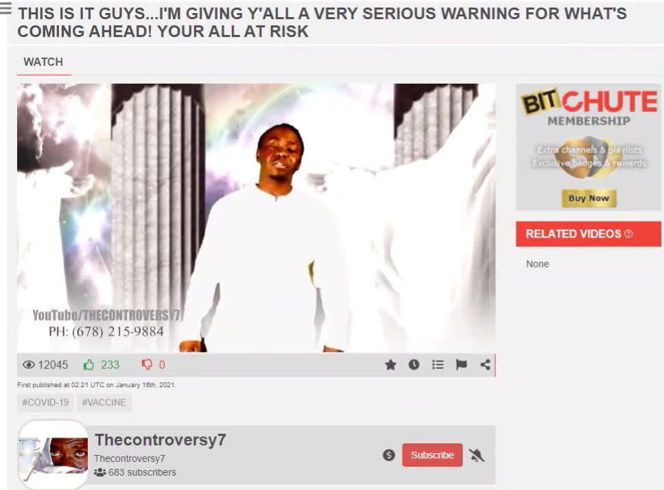 Serious Warning for What is Coming Ahead. You are ALL at RISK. By Controversy 7.