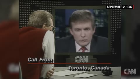 Donald Trump "I don't want to be president" - entire 1987 CNN interview (Larry King Live)