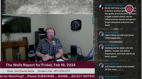 The Wells Report for Friday, February 16, 2024