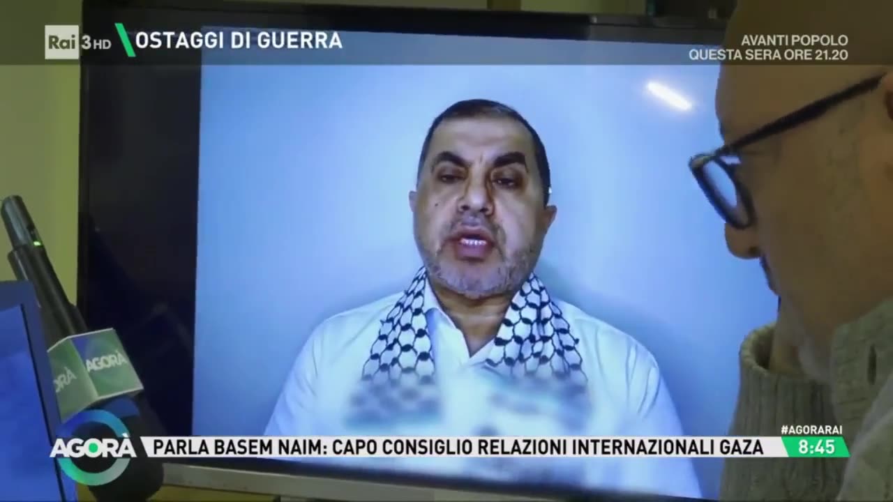 Basem Naim (Hamas) - Vogliamo una Palestina libera e indipendente con i confini del 1967