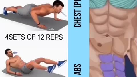 CHEST & ABBS WORKOUT HOME