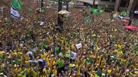 Brazil is out in absolutely huge numbers calling for impeachment Lula da Silva.