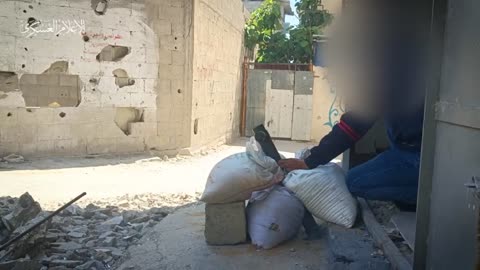 The destruction of enemy concentrations and vehicles penetrating east of Jabalia camp