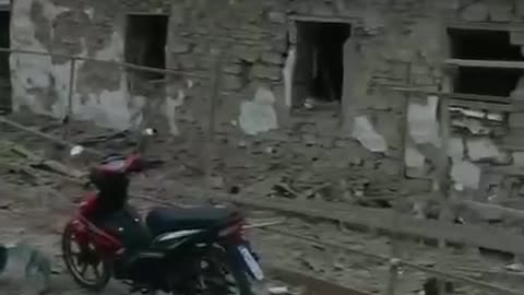 The consequences of the morning shelling of the city of Snigirevka