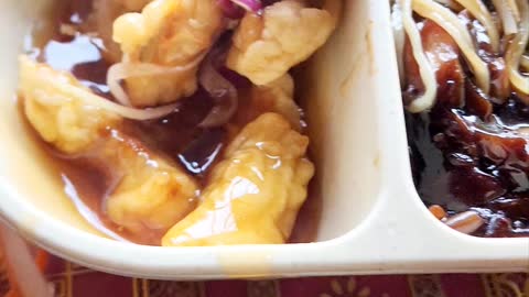 Korean Tang(Sweet pork deep fry)+Jja noodle