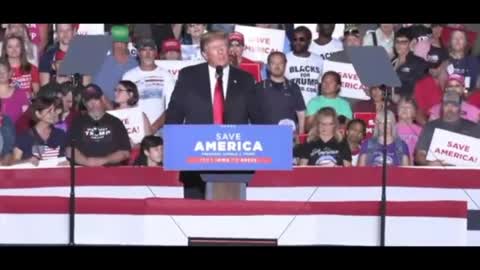Trump Mocks Biden Falling Down, Laces Into POTUS 46 All Throughout 2021