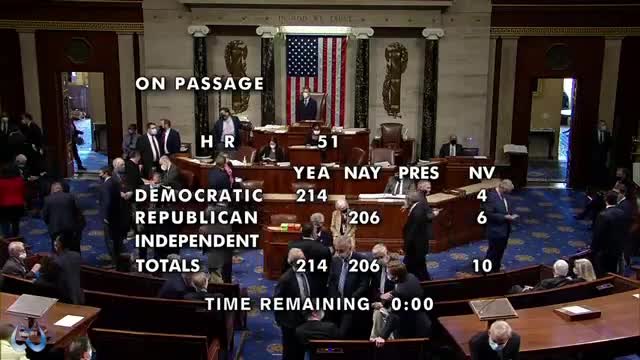 House Approves Bill That Would Make District of Columbia a State