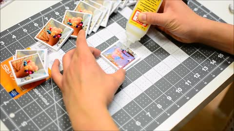 How to Make Dimensional Photo Fridge Magnet Tile