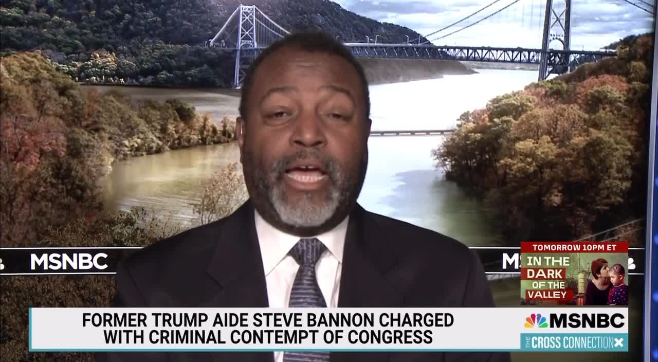 MSNBC Hack Calls Steve Bannon "Gladiator for Fascism" Who Wants "To Write His Mein Kampf in Prison"