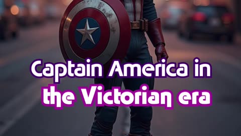 Captain America in the Victorian Era! 🎩🕰️