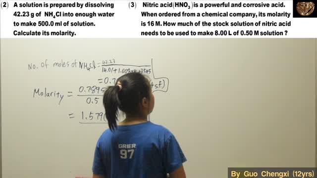 PHYSICAL CHEMISTRY PRESENTED BY GUO CHENGXI (12 yrs) (014)