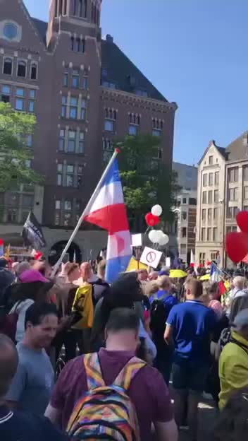 Amsterdam, Huge Anti Government Demonstration