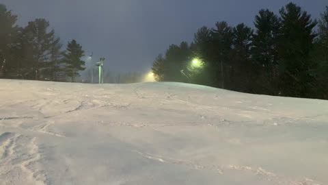 First time snowboarding