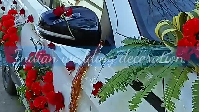 Wedding car decoration