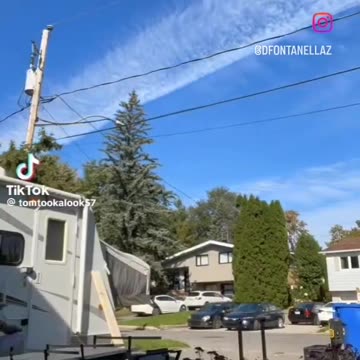 GEOINGEGNERIA: Dimostrazione reale che dimostra come si sviluppa ed espande una scia da di aerosol da geoingegneria