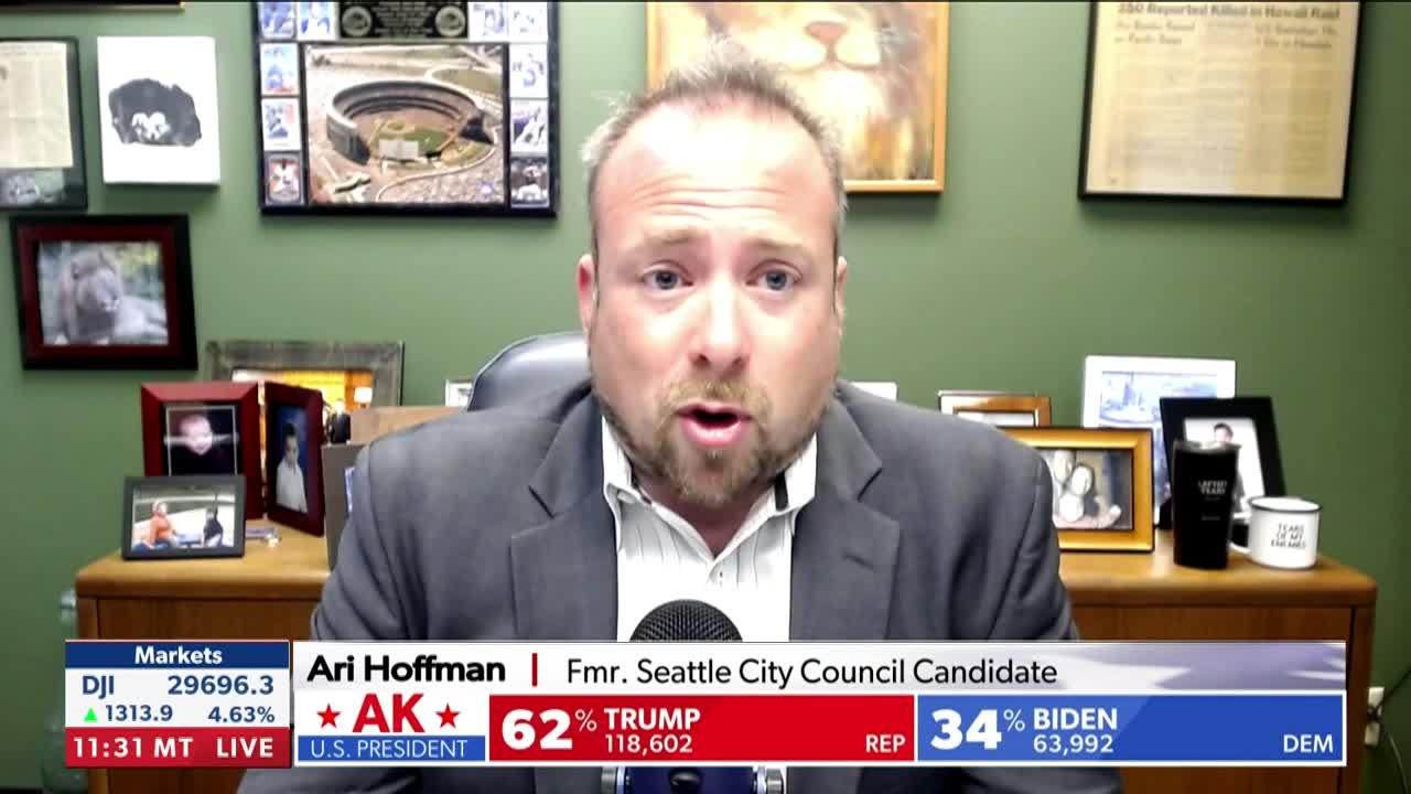 Ari on NewsMax panel discussing is the election over or not?