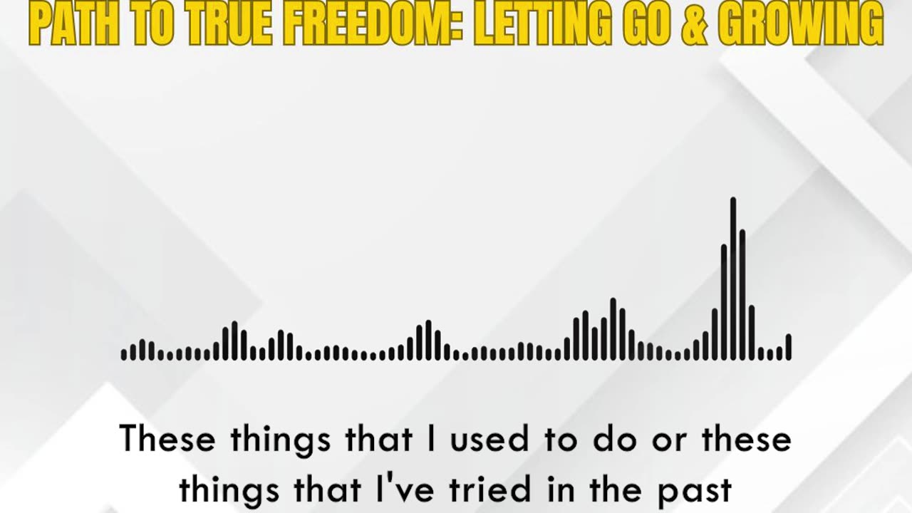 Letting Go for Growth: The Path to True Freedom