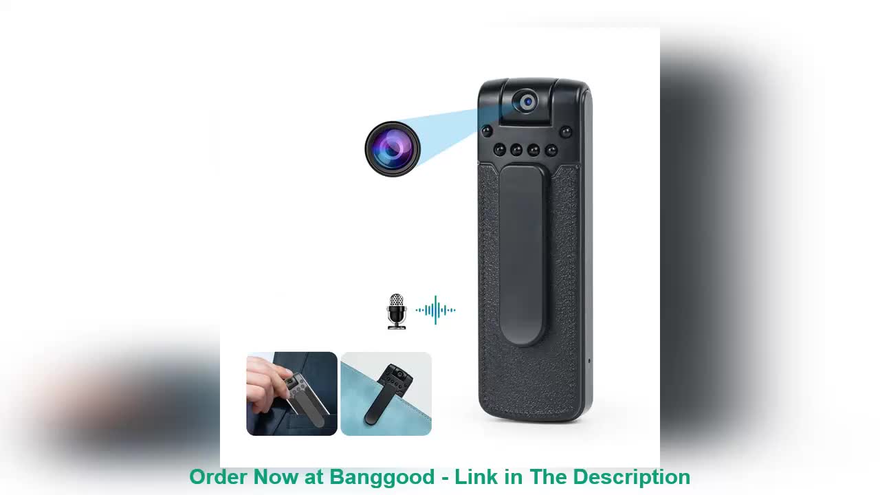 ✅ B18 1080P HD Mini Security Camera Portable Video Recorder Infrared Night Vision Camera