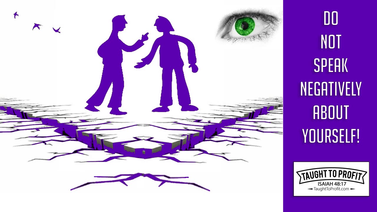 Do Not Speak Negatively About Yourself! How To Correct Negative Self Talk!