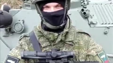 Russian soldier appeals to the Arab world and Muslims in general.