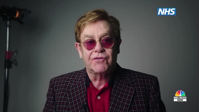 Elton John, Michael Caine Appear In Comic Covid Vaccine Ad NBC News NOW