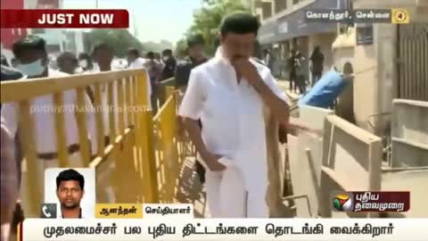 மழைநீர் வடிகால் பணிகளை ஆய்வு செய்த முதலமைச்சர் - MKStalin