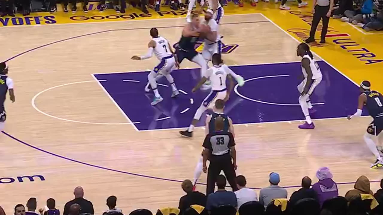 NBA - Nikola Jokic spins into the tough hook shot 🌪️🔥