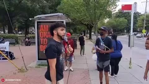 Muslim ATTACKS Christian Preacher