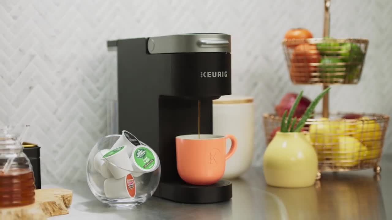 Keurig K-Slim Coffee Maker, Single Serve K-Cup Pod Coffee Brewer, 8 to 12 oz. Brew Sizes, Black