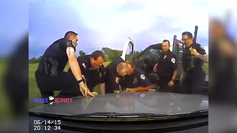 Dashcam Shows Oklahoma Officer Hitting Suspect With a Shotgun