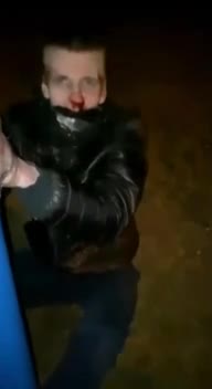 Warning extremely graphic mutilation: Ukrainian Azov Nazis torturing civilians.