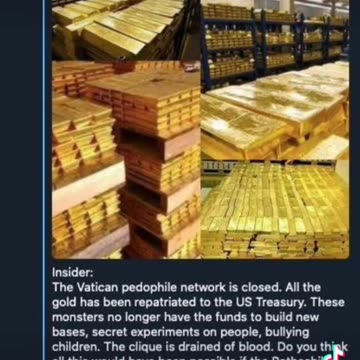 U.s takes back it's Gold from the Vatican