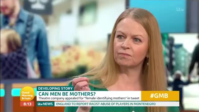 Morgan explodes! Men can't be mothers