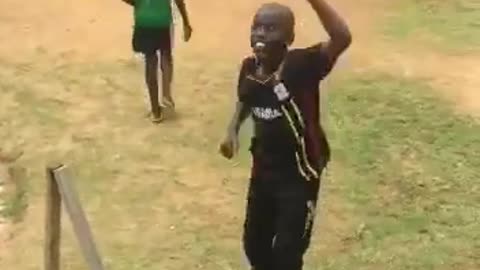 African kids football skills