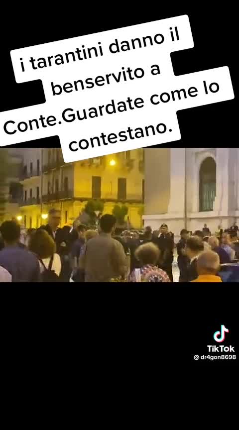 I tarantini contestano Giuseppi