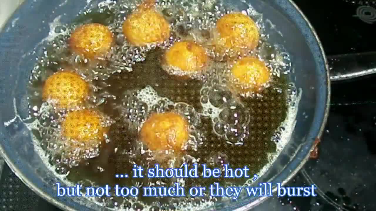 Fried potato balls recipe