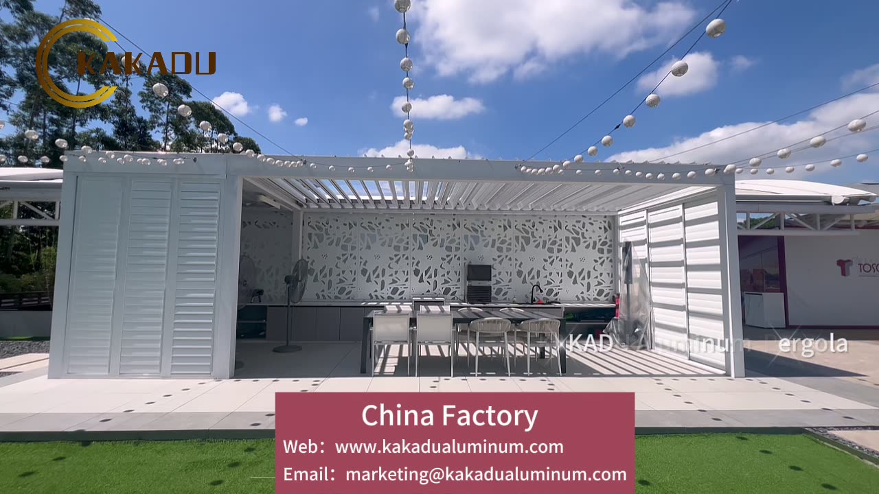 Kakadu Aluminum Louvered Pergola Design Garden Gazebo Ideas Modern Louvered Pergola Designs