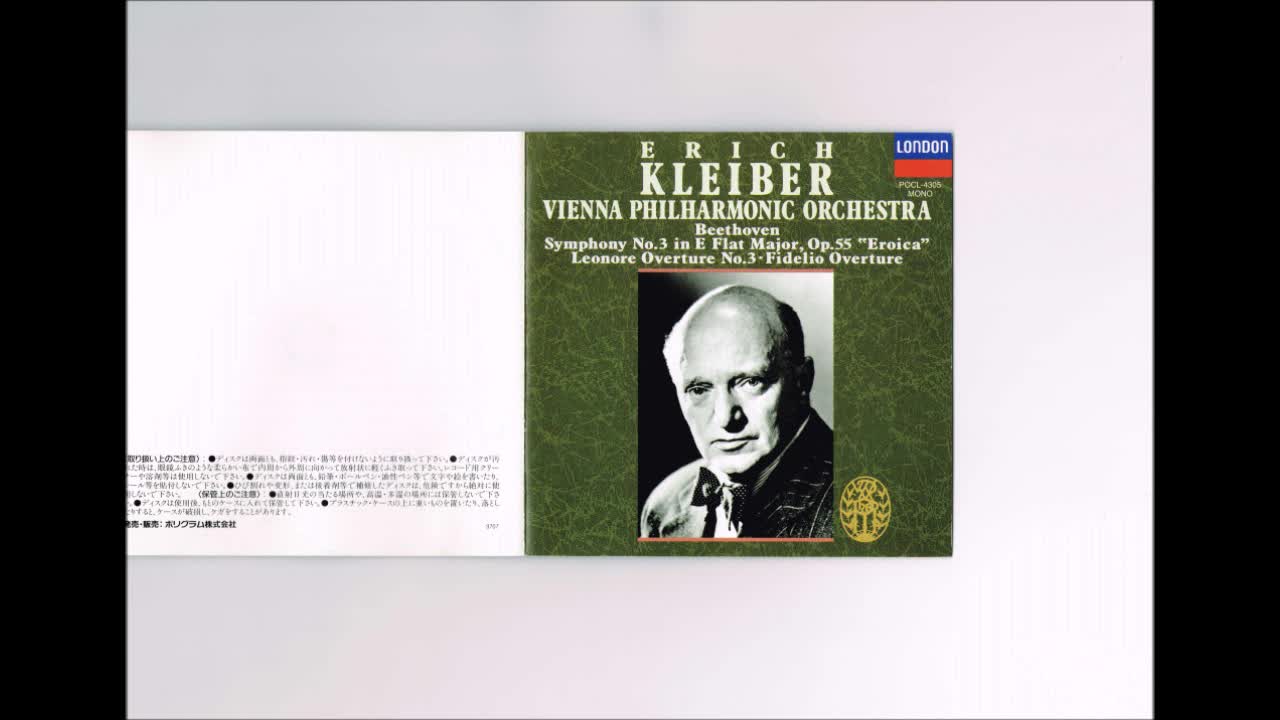 Beethoven - Symphony No.3 “Eroica” Erich Kleiber Wiener