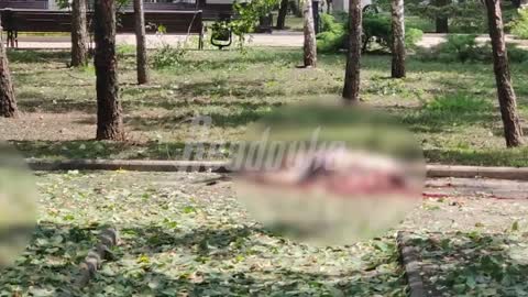 It's a living hell in central Donetsk people are torn in half by shells, disfigured bodies lie