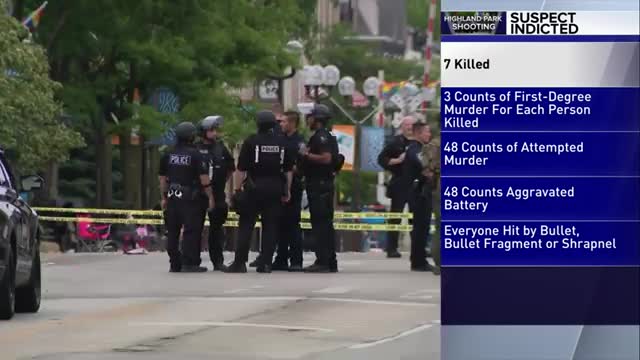 Alleged Highland Park parade shooter indicted on 117 counts