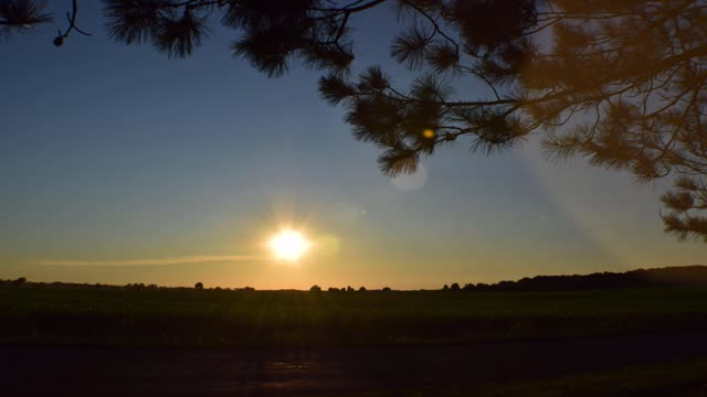 Sunset Timelapse on the Farm