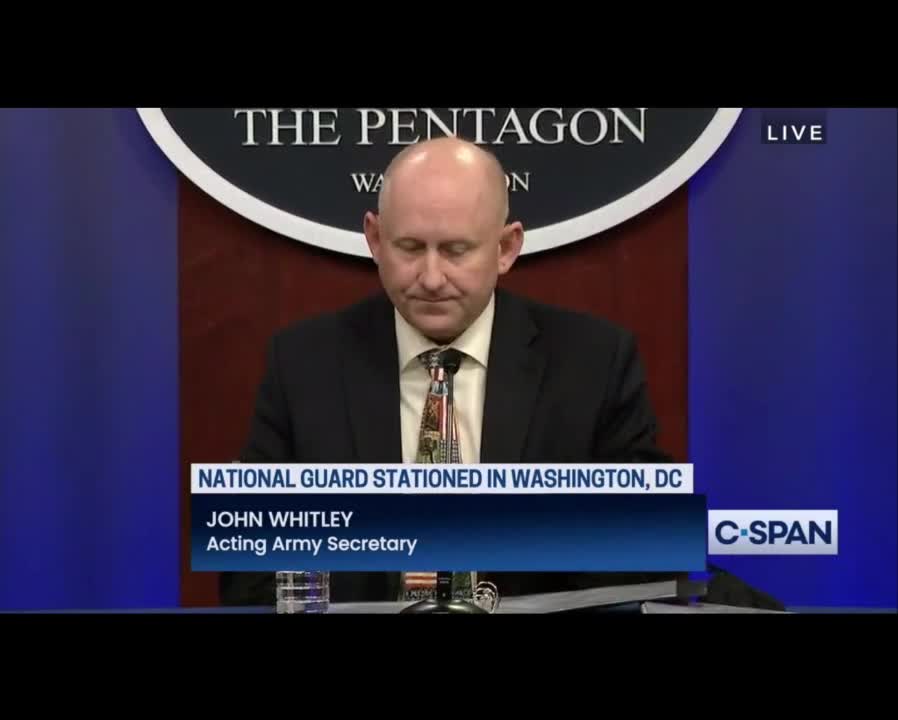 Sec. of the Army Talks About Troop Presence on Jan. 25