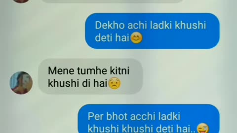 Horny indirect chat between gf and bf