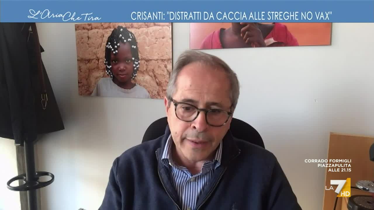 CRISANTI SPIAZZA LA STAMPA DI REGIME: "I NO-VAX SONO UN ALIBI DEL GOVERNO"