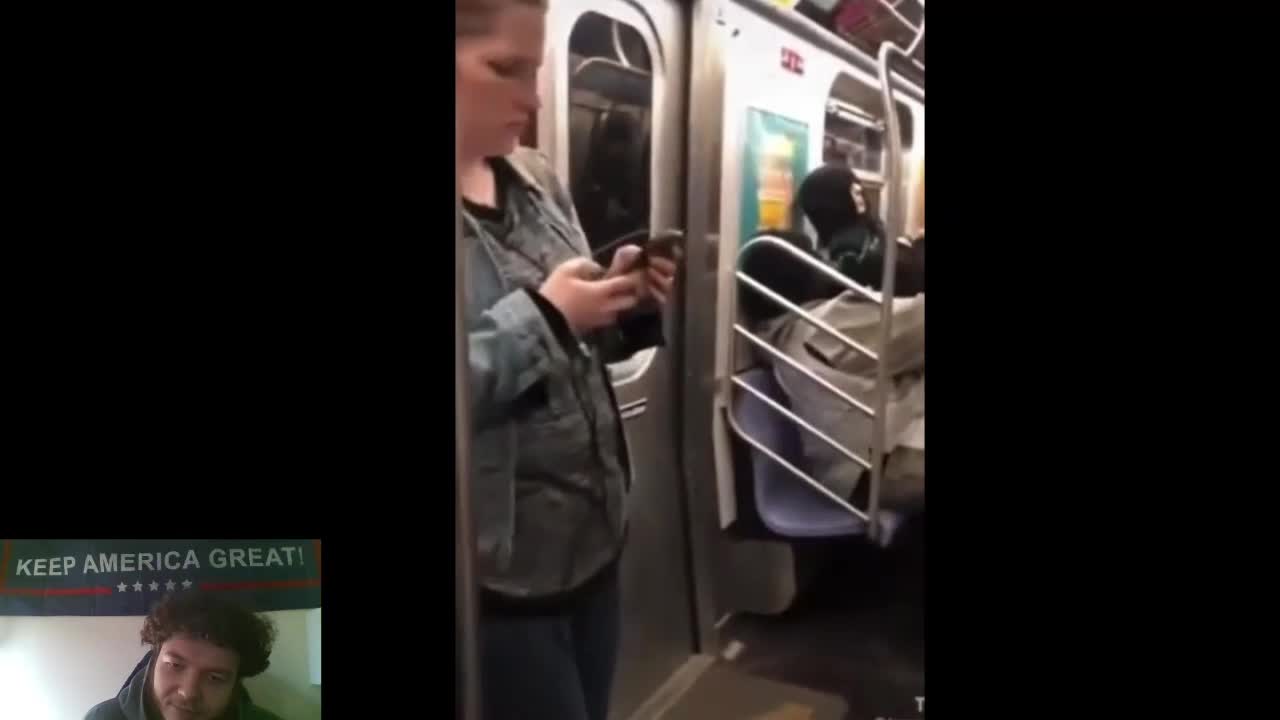 Man Beats up his Half Naked Mannequin on NY City Subway