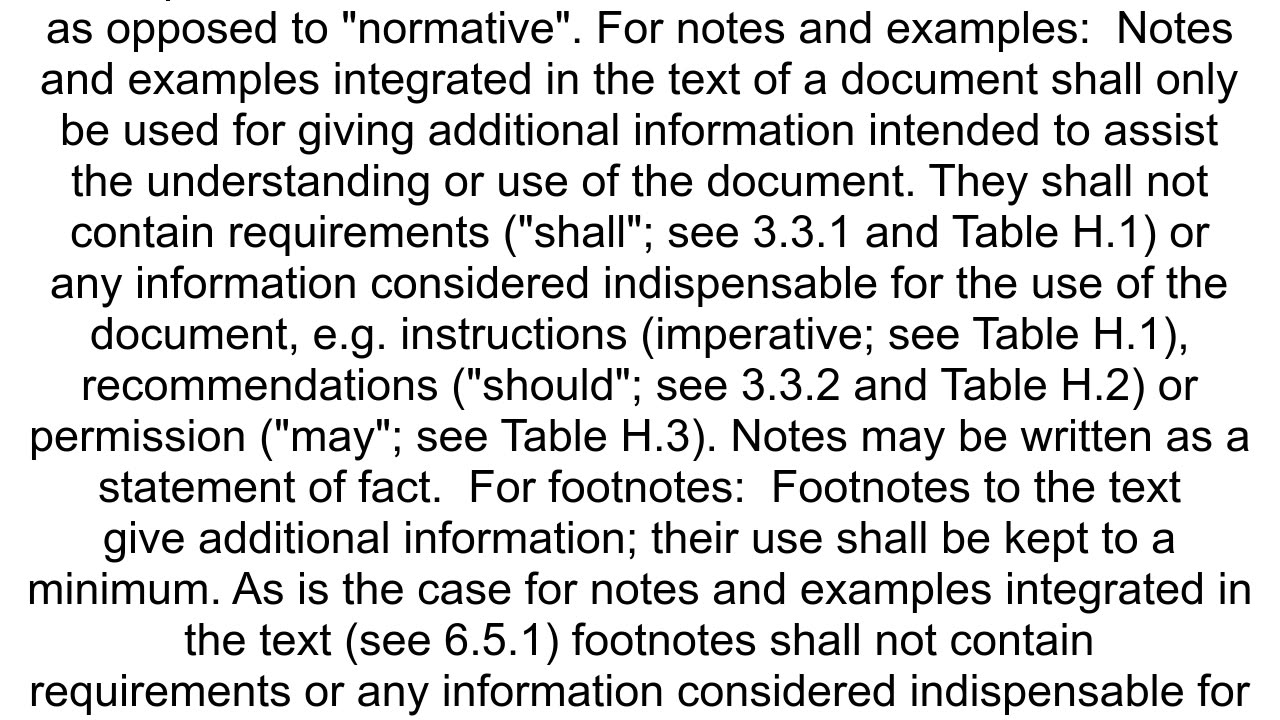 Are notes and examples in the core language specification of the C Standard nonnormative